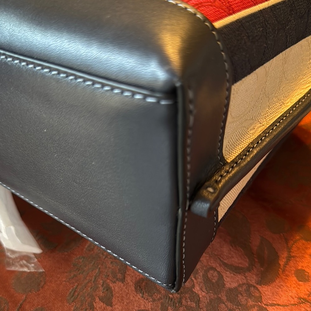 Coach Multicolor Striped Women's Bag - Picture 7 of 16